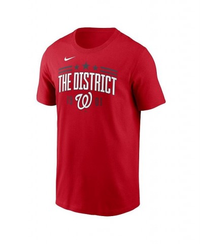 Men's Red Washington Nationals The District 1901 Local Team T-shirt $21.15 T-Shirts