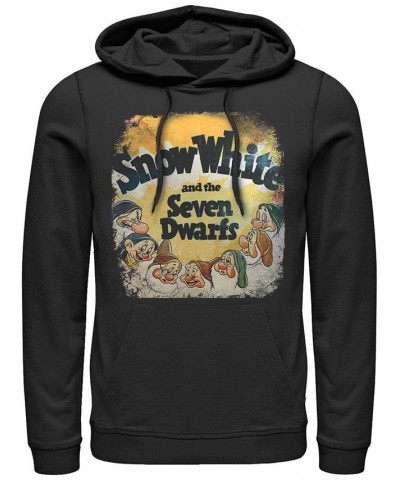 Disney Men's Snow White Dwarfs Vintage Inspired Cover Pullover, Fleece Black $34.31 Sweatshirt