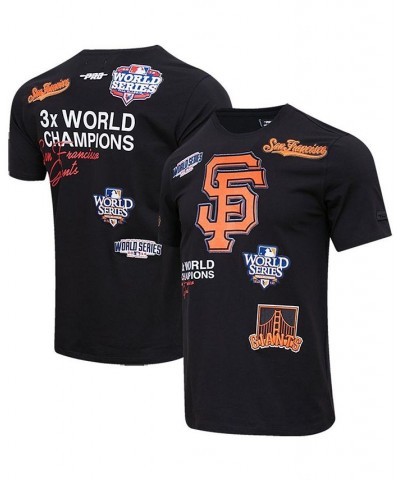 Men's Black San Francisco Giants Championship T-shirt $31.50 T-Shirts