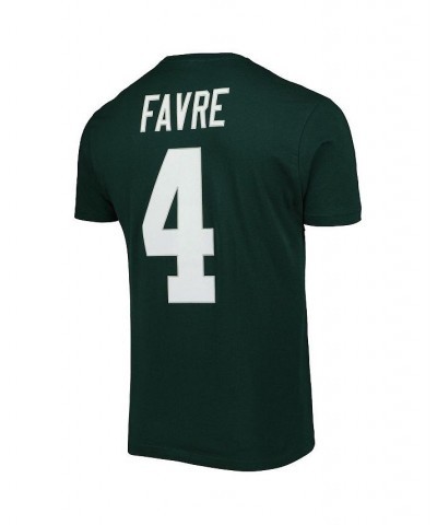 Men's Brett Favre Green Green Bay Packers Retired Player Logo Name and Number T-shirt $29.49 T-Shirts