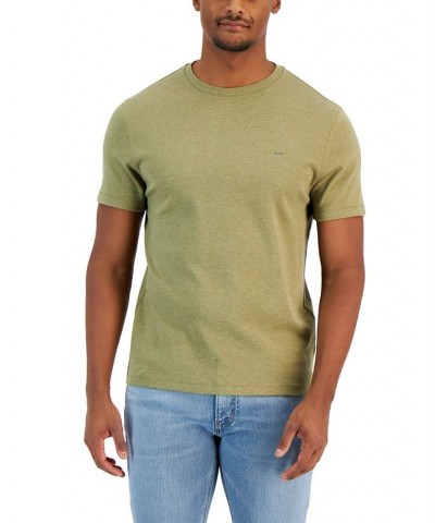 Men's Solid Crewneck T-Shirt Green $14.94 T-Shirts