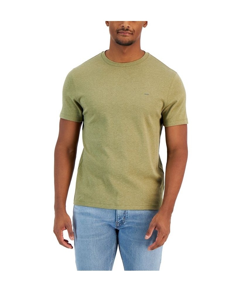 Men's Solid Crewneck T-Shirt Green $14.94 T-Shirts