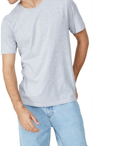 Men's Organic Crewneck T-shirt Gray $14.40 T-Shirts