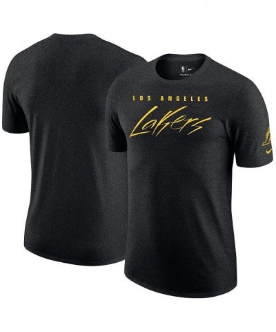 Men's Heather Black Los Angeles Lakers Courtside Versus Flight Max90 T-shirt $24.50 T-Shirts