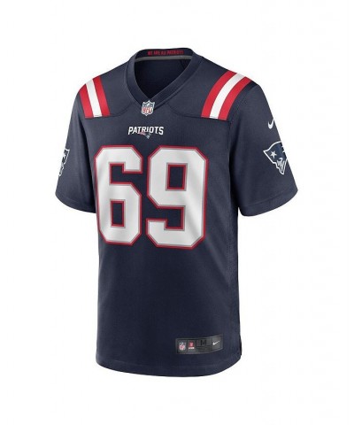 Men's Cole Strange Navy New England Patriots 2022 NFL Draft First Round Pick Game Jersey $65.80 Jersey