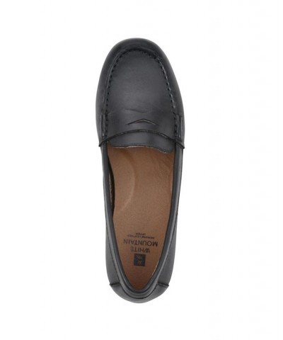 Women's Deutzia Slip-On Loafers Black, Leather $44.65 Shoes