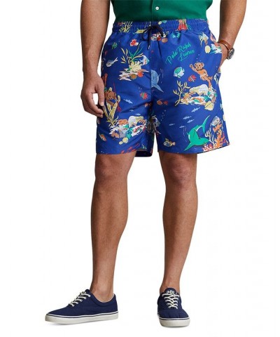 Men's Big & Tall Traveler Polo Bear Swim Trunks Multi $51.45 Swimsuits