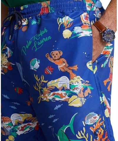 Men's Big & Tall Traveler Polo Bear Swim Trunks Multi $51.45 Swimsuits