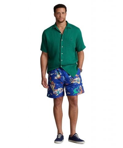 Men's Big & Tall Traveler Polo Bear Swim Trunks Multi $51.45 Swimsuits