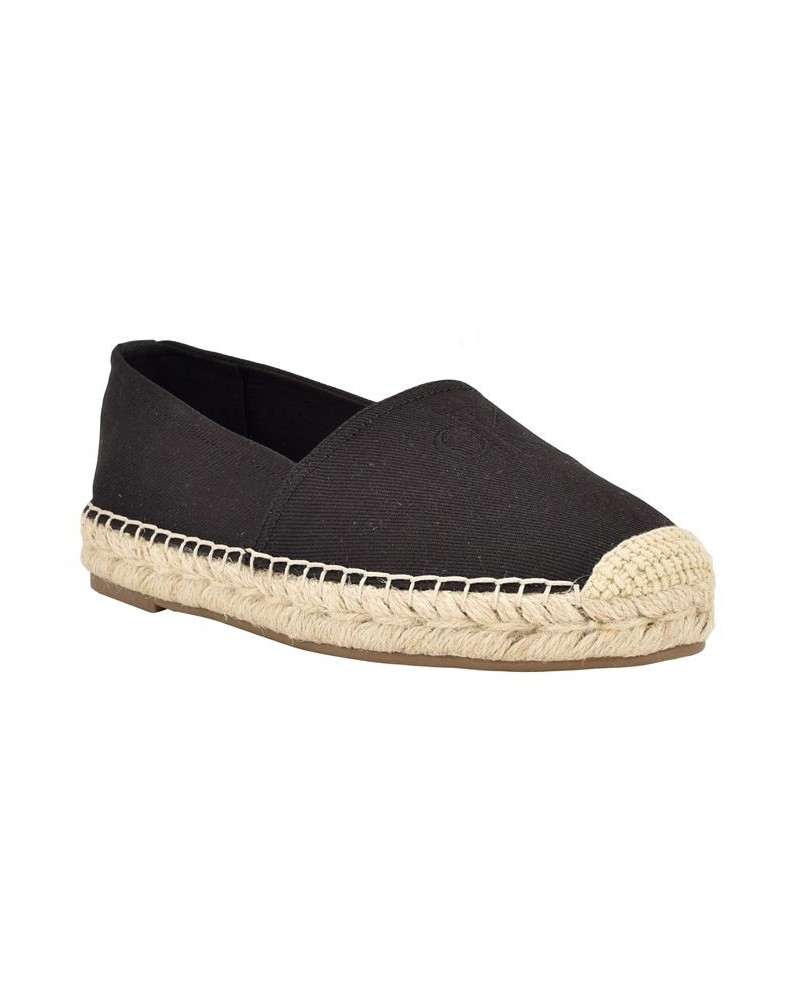 Calvin Klein Women's Padon Casual Slip-on Espadrille Flats Black $45.54 Shoes