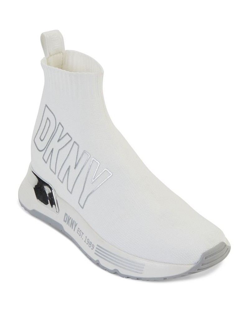 Women's Nona Sock Sneakers White $71.52 Shoes