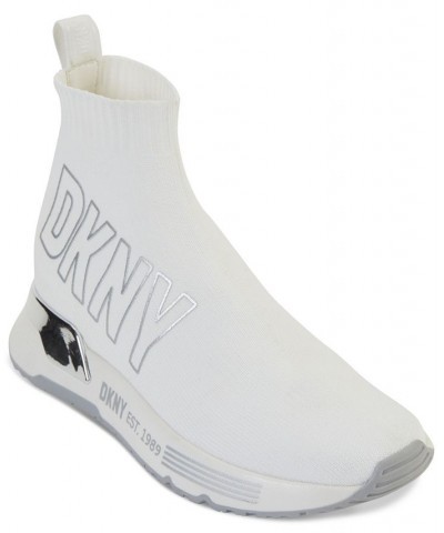 Women's Nona Sock Sneakers White $71.52 Shoes