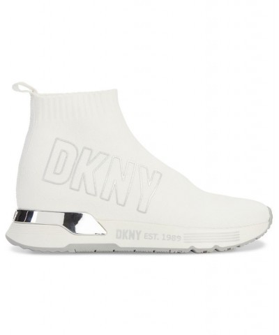 Women's Nona Sock Sneakers White $71.52 Shoes