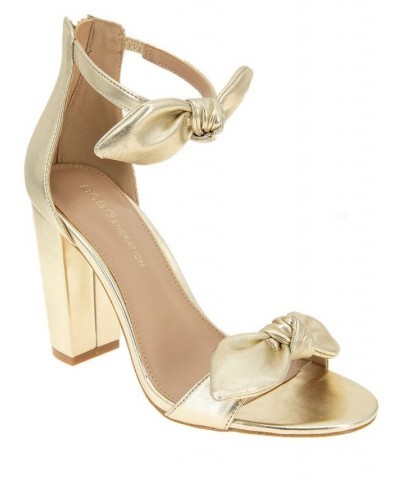 Women's Batani Block Heel Sandal Ivory/Cream $35.70 Shoes