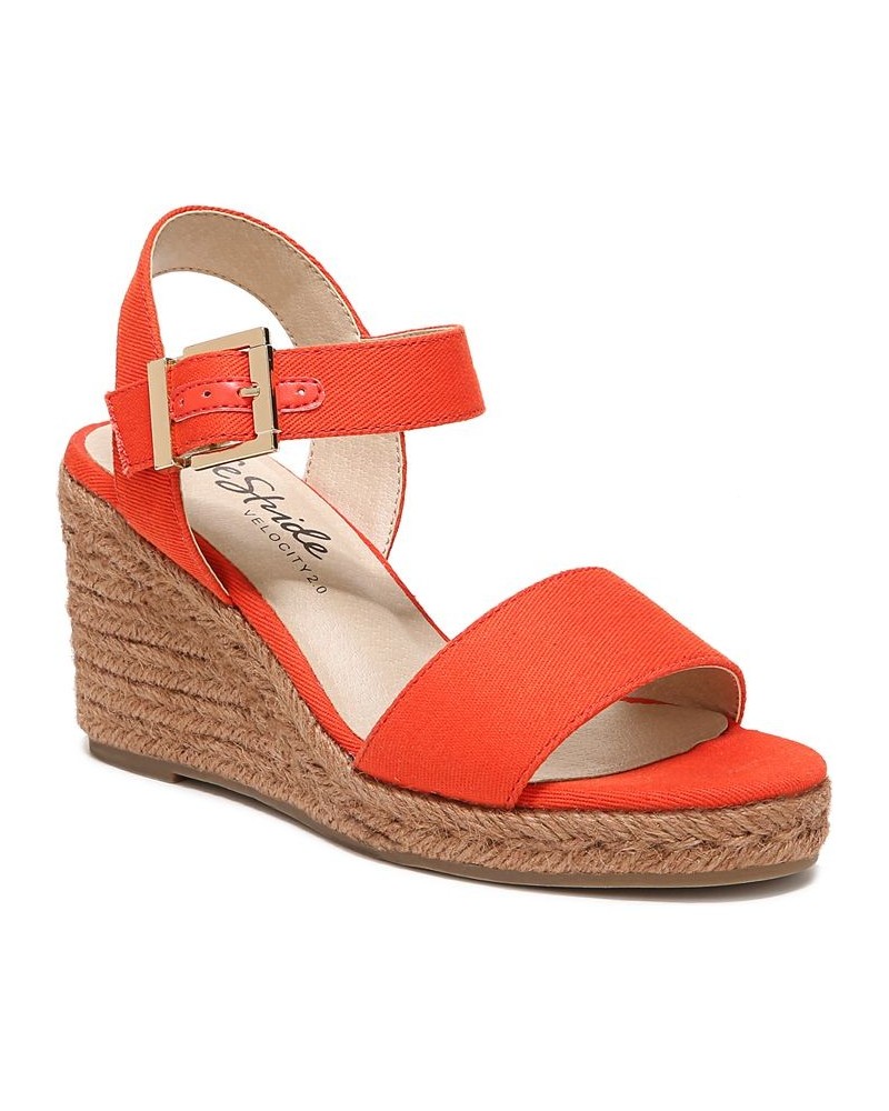 Tango Wedge Espadrilles Orange $46.79 Shoes