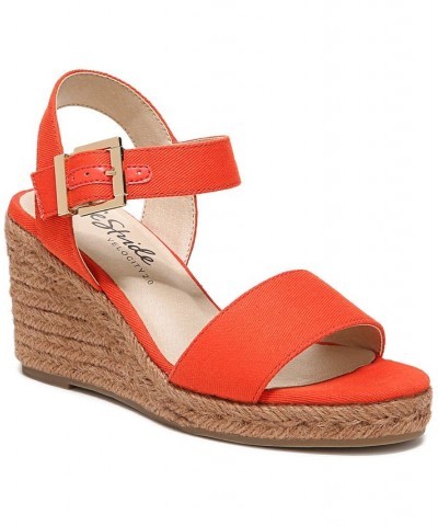 Tango Wedge Espadrilles Orange $46.79 Shoes