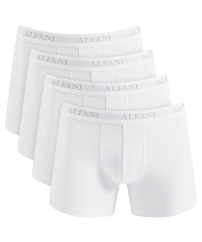 Men's 4-Pk. Moisture-Wicking Cotton Trunks White $18.00 Underwear