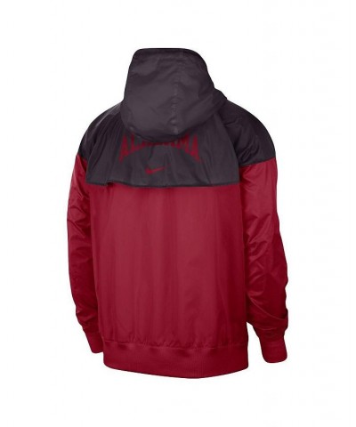 Men's Charcoal, Crimson Alabama Crimson Tide Windrunner Raglan Full-Zip Jacket $50.60 Jackets