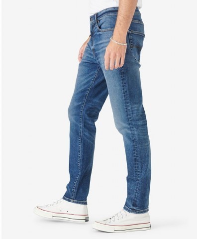 Men's 411 Athletic Taper Stretch Jeans Blue $44.69 Jeans