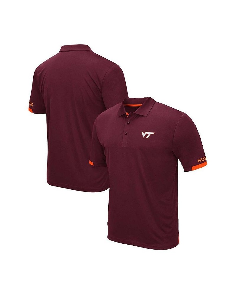 Men's Maroon Virginia Tech Hokies Big and Tall Santry Polo Shirt $31.85 Polo Shirts