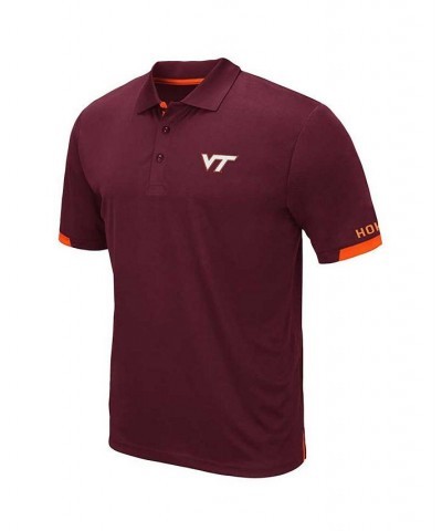 Men's Maroon Virginia Tech Hokies Big and Tall Santry Polo Shirt $31.85 Polo Shirts