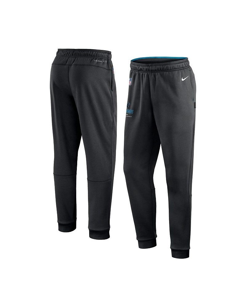 Men's Black Carolina Panthers Sideline Logo Performance Pants $45.89 Pants