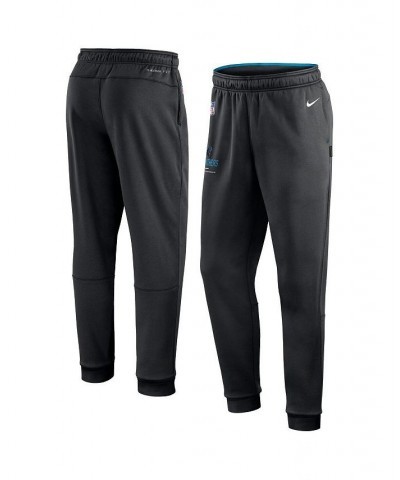 Men's Black Carolina Panthers Sideline Logo Performance Pants $45.89 Pants