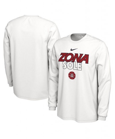 Men's White Arizona Wildcats On Court Long Sleeve T-shirt $21.00 T-Shirts