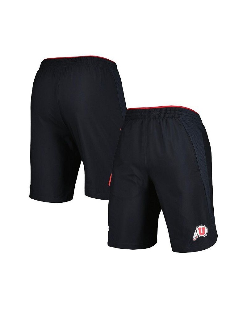 Men's Black Utah Utes Woven Shorts $33.00 Shorts