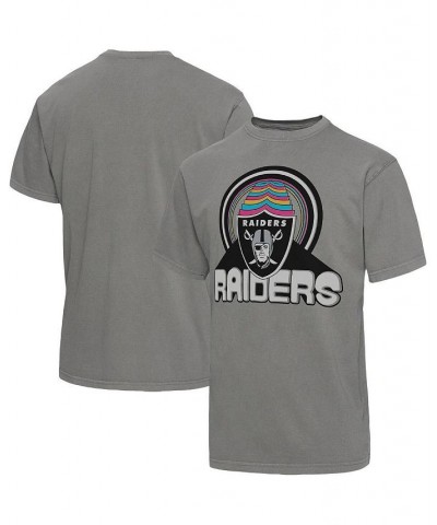 Men's Graphite Las Vegas Raiders Wonderland Infinity Vibe T-shirt $20.00 T-Shirts