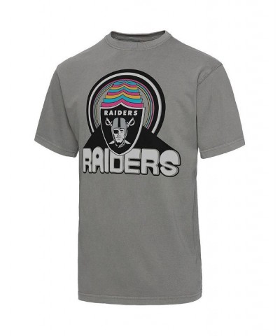 Men's Graphite Las Vegas Raiders Wonderland Infinity Vibe T-shirt $20.00 T-Shirts