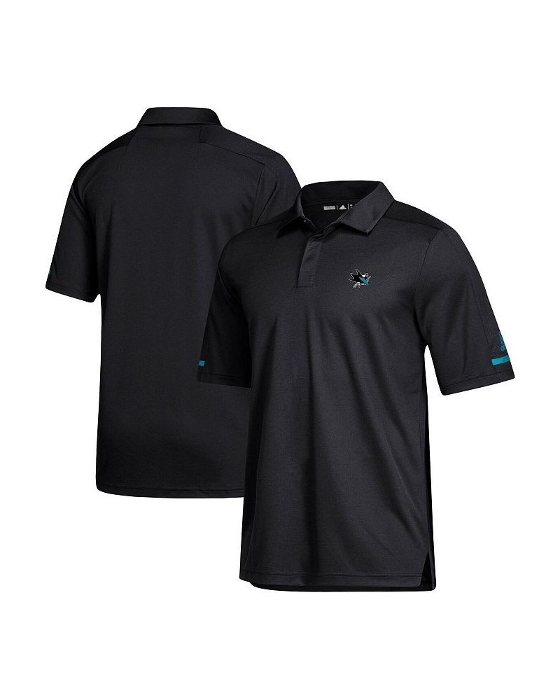 Men's Gray San Jose Sharks Game Day climalite Polo Shirt $31.20 Polo Shirts