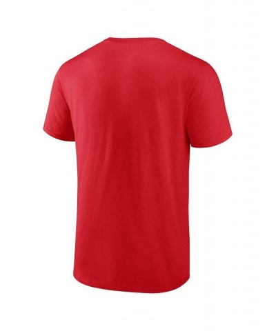 Men's Branded Mike Trout Red Los Angeles Angels Player Name and Number T-shirt $15.96 T-Shirts