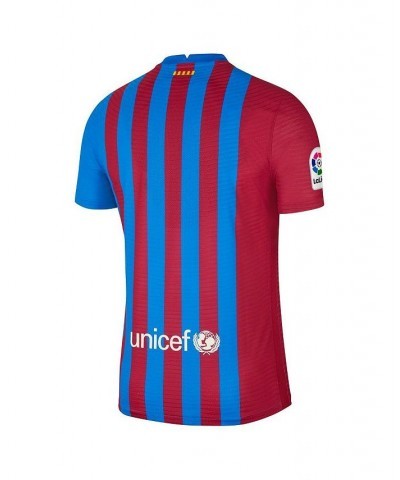 Men's Blue Barcelona 2021/22 Home Authentic Jersey $50.54 Jersey