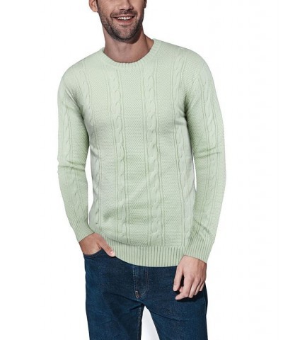 Men's Cable Knit Sweater Meadow Mist $23.00 Sweaters