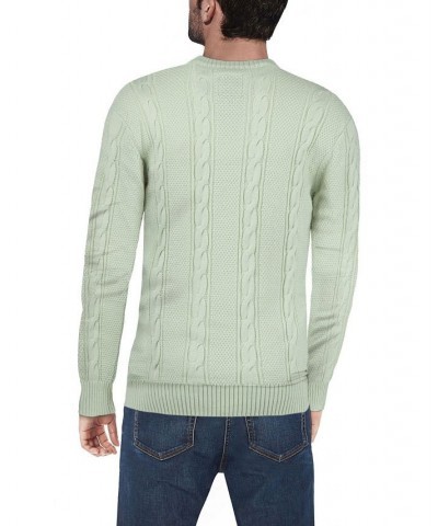 Men's Cable Knit Sweater Meadow Mist $23.00 Sweaters