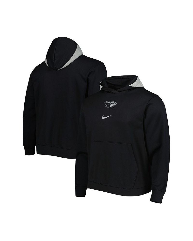 Men's Black Oregon State Beavers Spotlight Performance Pullover Hoodie $44.19 Sweatshirt