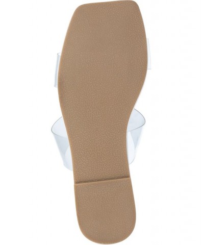 Women's Amata Lucite Sandals Tan/Beige $28.70 Shoes