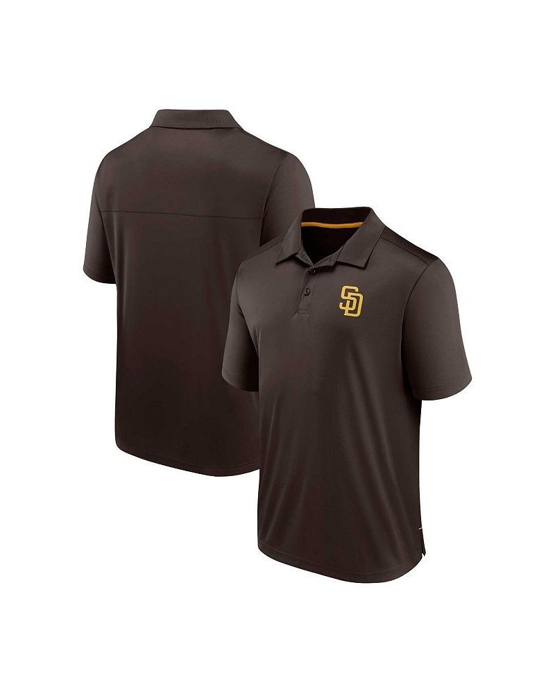 Men's Branded Brown San Diego Padres Hands Down Polo Shirt $35.99 Polo Shirts