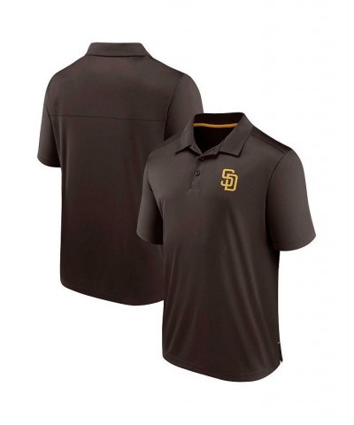 Men's Branded Brown San Diego Padres Hands Down Polo Shirt $35.99 Polo Shirts