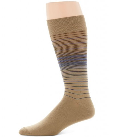 Perry Ellis Striped Dress Socks White $12.00 Socks