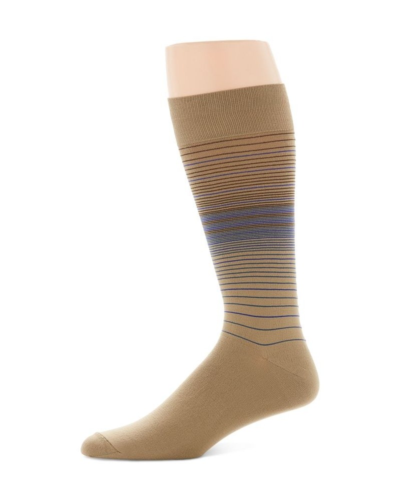 Perry Ellis Striped Dress Socks White $12.00 Socks