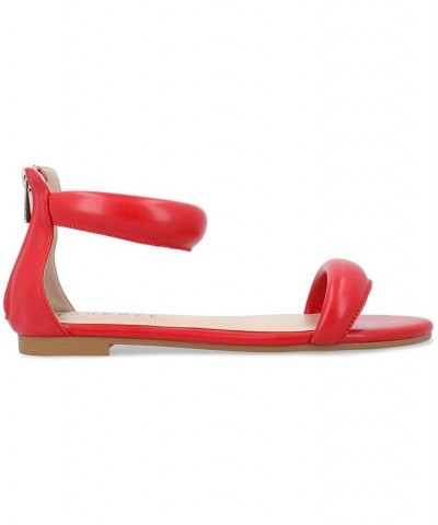 Women's Peytonn Puff Sandals Red $40.50 Shoes