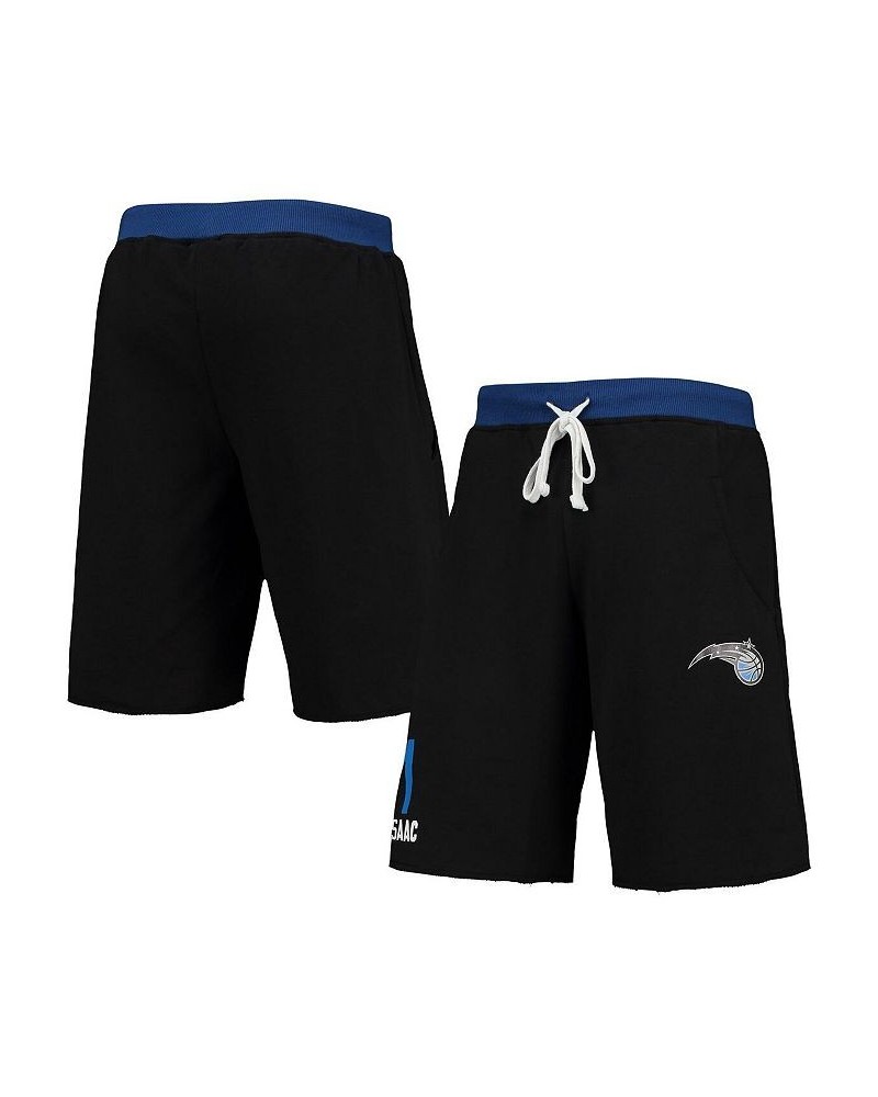 Men's Jonathan Isaac Black Orlando Magic Name and Number French Terry Shorts $21.59 Shorts