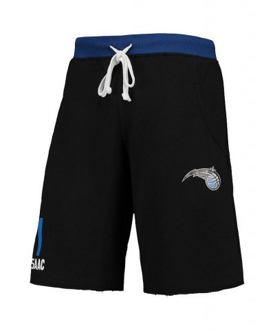 Men's Jonathan Isaac Black Orlando Magic Name and Number French Terry Shorts $21.59 Shorts