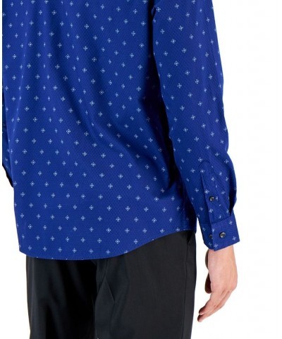 Men's Crown Medallion Shirt Blue $20.02 Shirts