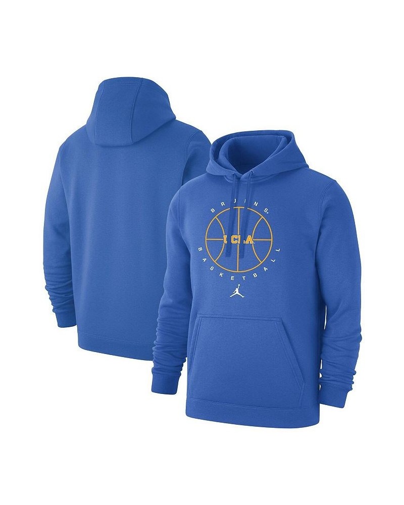 Men's Blue UCLA Bruins Basketball Icon Club Fleece Pullover Hoodie $34.00 Sweatshirt