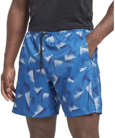 Men's Sweat-Wicking Running Shorts Blue $22.75 Shorts