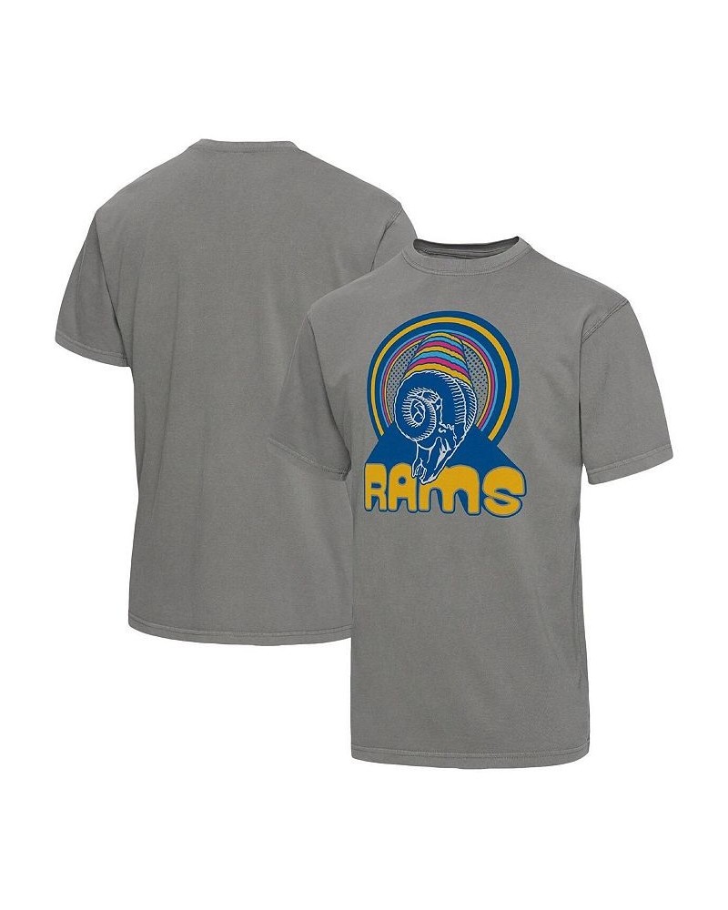 Men's Graphite Los Angeles Rams Wonderland Infinity Vibe T-shirt $21.19 T-Shirts