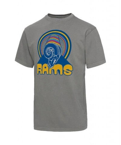 Men's Graphite Los Angeles Rams Wonderland Infinity Vibe T-shirt $21.19 T-Shirts